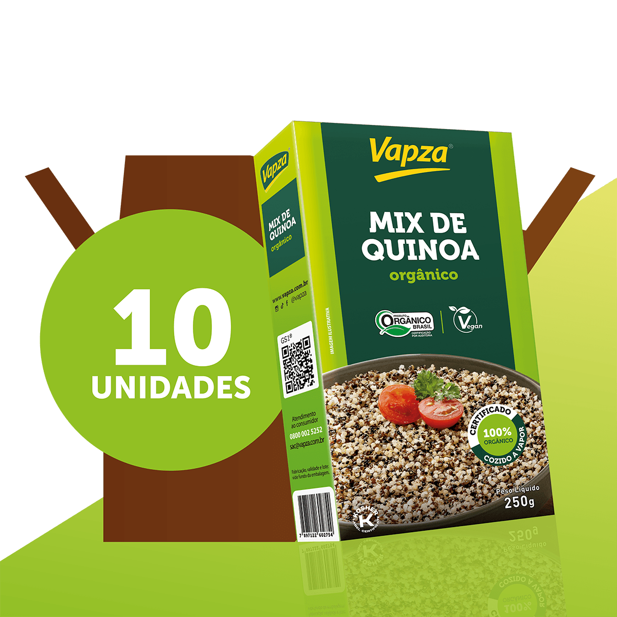 kit  10 Mix de Quinoa  250G Vapza